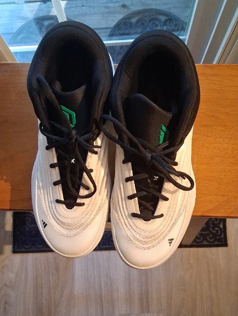 Adidas Dame X 'Stormtrooper' Black White Chunky Sneakers Size 11.5